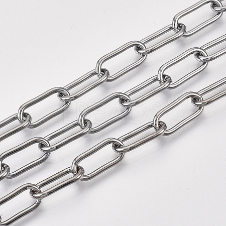 Unwelded Iron Paperclip Chains CH-S125-01B-B-1