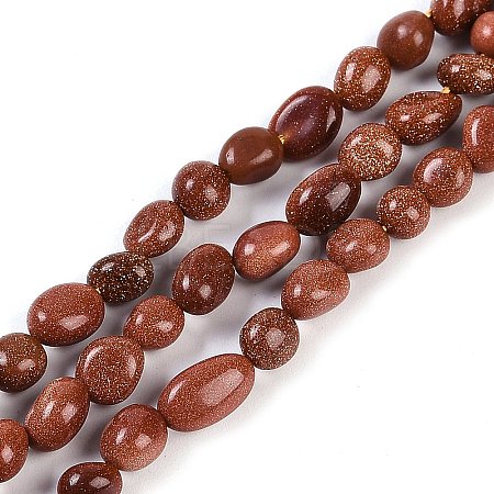 Synthetic Goldstone Beads Strands G-P497-01B-22-1