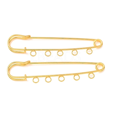 Iron Safety Pins Brooch Findings RN-CBAB9AC-03G-1