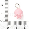 Brass Enamel Pendants KK-CBA260B-05P-3