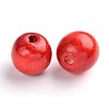 Natural Maple Wood Beads X-TB20mmY-1-2