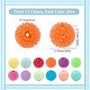 24Pcs 12 Colors Chunky Resin Rhinestone Bubblegum Ball Beads RESI-SP0001-19-2