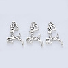 Tibetan Style Alloy Pendants X-TIBE-R316-078AS-RS-1