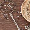 5Bags Flower Iron Decoration Strip FIND-GF0008-41A-P-7