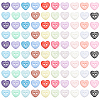 200Pcs 20 Colors Resin Buttons BUTT-AN0001-05-1