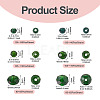6 Strands 6 Styles Glass Beads Strands EGLA-TADJ0001-05B-2