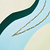 SHEGRACE Brass Paperclip Chain Necklaces JN975A-6