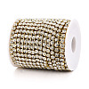 Brass Rhinestone Strass Chains CHC-T001-SS24-01G-3