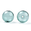 Transparent Blow High Borosilicate Glass Globe Beads X-GLAA-T003-09E-1