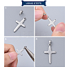 Tarnish Resistant 201 Stainless Steel Snap on Bails LS-STAS-F117-16P-6x12-5