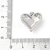 Brass Micro Pave Clear Cubic Zirconia Pendants KK-R213-13P-3