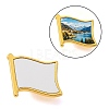 Soccer Season Sublimation Blank Brooch Pins FIND-T077-01B-G-1