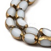 Electroplate Glass Beads Strands EGLA-P051-01A-G01-4
