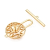 Brass Toggle Clasps KK-N254-141G-1