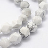 Natural Howlite Beads Strands G-F523-28-6mm-3