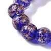 Handmade Gold Sand Lampwork Beads LAMP-Z009-01P-4
