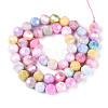 Anti-Tarnish Electroplate Glass Beads Strands EGLA-T021-10mm-15-14-2
