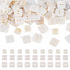 90Pcs 3 Styles Freshwater Shell Buttons BUTT-TA0001-41-1