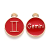 Alloy Enamel Pendants ENAM-S124-01A-07I-1