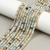 2 Strands Natural Flower Amazonite Beads Strands G-PA0001-27-3