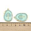 Printed 304 Stainless Steel Pendants STAS-C158-14G-04-3