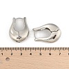 Brass Hoop Earrings for Women EJEW-U041-05P-5