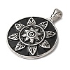 304 Stainless Steel Big Pendants LS-STAS-Z067-06P-2
