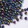 Plated Glass Seed Beads SEED-Q025-1.5mm-B05-2