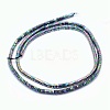 Electroplate Non-magnetic Synthetic Hematite Beads Strands G-L489-D01-3