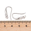 Rack Plating Brass Cubic Zirconia Earring Hooks KK-S374-05P-05-3