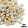 200Pcs 2 Colors CCB Plastic Spacer Beads CCB-YW0001-50C-1