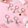 Alloy Enamel & Acrylic Keychain KEYC-TAC00033-5