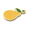 304 Stainless Steel Fruit Enamel Pendants LS-STAS-G362-04G-11-2