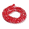 Opaque Glass Beads Stands EGLA-A035-P4mm-B16-2