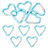 5Pcs Zinc Alloy Spring Gate Rings FIND-TA0009-73L-1