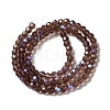 Electroplate Transparent Glass Beads Strands LS-EGLA-A035-T4mm-L13-2