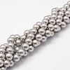 Shell Pearl Beads Strands X-BSHE-L026-05-8mm-1