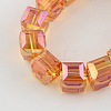 Electroplate Glass Bead Strands EGLA-R064-4mm-04-1