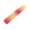 Gradient Color Baking Paint Glass Bead Strands X1-DGLA-A039-T2mm-A02-1