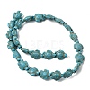 Synthetic Turquoise Beads Strands G-E456-35E-11x14mm-02-2