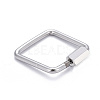 Non-Tarnish 304 Stainless Steel Screw Carabiner Lock Charms LS-STAS-K213-12P-2