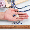 3 Strands 3 Style Natural Blue Spot Jasper Beads Strands G-YS0001-03-5