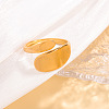 304 Stainless Steel Open Cuff Rings WGB7D26-01-2