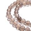 Natural Grey Agate Beads Strands X-G-G067-8mm-1-2