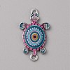 Alloy Enamel Connector Charms ENAM-WH0061-47K-1