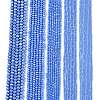 Electroplate Glass Beads Strands EGLA-A044-P2mm-B17-2