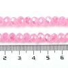 Baking Electroplate Glass Beads Strands DGLA-A039-J6MM-B16-4