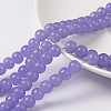 Imitation Jade Glass Beads Strands X-DGLA-S076-6mm-27-1