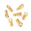 Brass Cord End LS-FIND-WH0056-88A-G-2