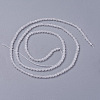 Natural White Jade Beads Strands G-F596-46E-2mm-2
